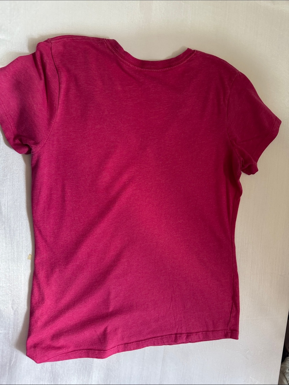 Nike Women's Short-Sleeve V-Neck Tee - Deep Magenta0043 - Picture 4 of 4